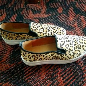 Halogen Leopard Slip On Sneakers Size 10